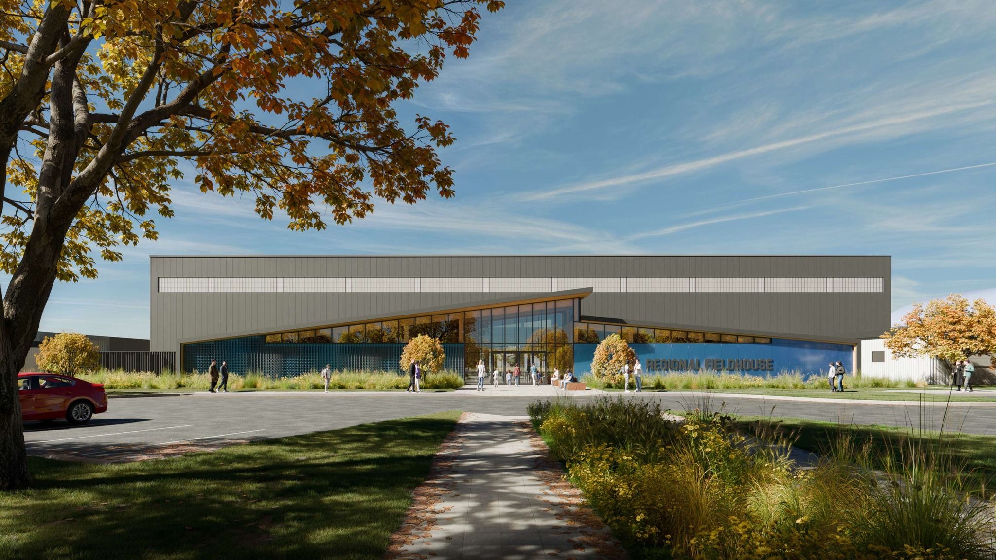 Concept drawing of front view